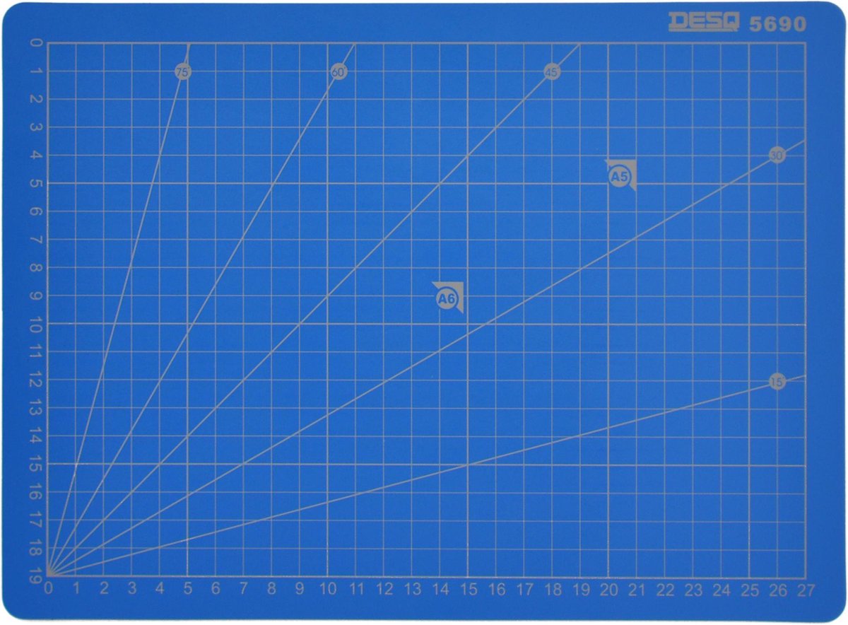 DESQ® Snijmat 22x30 cm | 5 laags | A4 | Zelfherstellend | Professionele kwaliteit
